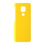 כיסוי פלסטיק קשיח ל- Motorola Moto G9 Play בצבע - צהוב - קייס מובייל