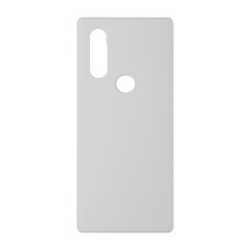 כיסוי פלסטיק קשיח ל- Motorola One Action בצבע - לבן - קייס מובייל