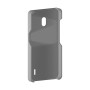 כיסוי פלסטיק קשיח ל- Nokia 2.2 בצבע - אפור - קייס מובייל