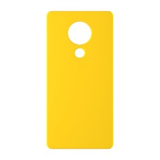 כיסוי פלסטיק קשיח ל- Nokia 3.4 בצבע - צהוב - קייס מובייל