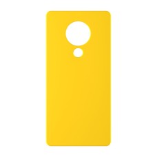 כיסוי פלסטיק קשיח ל- Nokia 5.3 בצבע - צהוב - קייס מובייל
