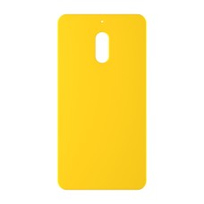 כיסוי פלסטיק קשיח ל- Nokia 6 בצבע - צהוב - קייס מובייל