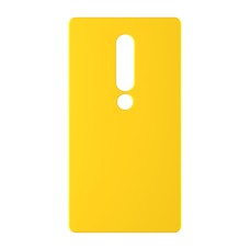 כיסוי פלסטיק קשיח ל- Nokia 6.1 בצבע - צהוב - קייס מובייל
