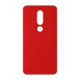 כיסוי פלסטיק קשיח ל- Nokia 6.1 Plus (Nokia X6) בצבע - אדום - קייס מובייל