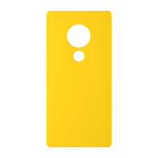 כיסוי פלסטיק קשיח ל- Nokia 6.2 בצבע - צהוב - קייס מובייל