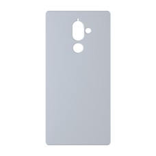 כיסוי פלסטיק קשיח ל- Nokia 7 plus בצבע - כסף - קייס מובייל