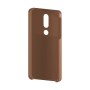 כיסוי פלסטיק קשיח ל- Nokia 7.1 בצבע - חום - קייס מובייל