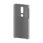 כיסוי פלסטיק קשיח ל- Nokia 7.1 בצבע - אפור - קייס מובייל