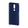 כיסוי פלסטיק קשיח ל- Nokia 7.1 בצבע - כחול נייבי - קייס מובייל