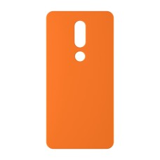 כיסוי פלסטיק קשיח ל- Nokia 7.1 בצבע - כתום - קייס מובייל