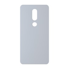כיסוי פלסטיק קשיח ל- Nokia 7.1 בצבע - כסף - קייס מובייל