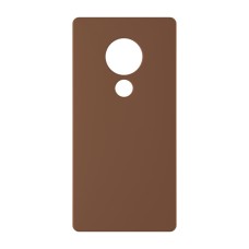כיסוי פלסטיק קשיח ל- Nokia 7.2 בצבע - חום - קייס מובייל