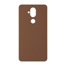 כיסוי פלסטיק קשיח ל- Nokia 8.1 (Nokia X7) בצבע - חום - קייס מובייל