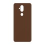 כיסוי פלסטיק קשיח ל- Nokia 8.1 (Nokia X7) בצבע - חום - קייס מובייל