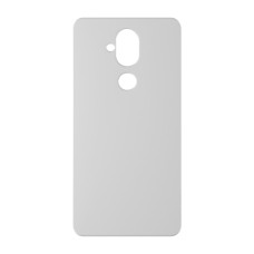 כיסוי פלסטיק קשיח ל- Nokia 8.1 (Nokia X7) בצבע - לבן - קייס מובייל