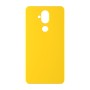 כיסוי פלסטיק קשיח ל- Nokia 8.1 (Nokia X7) בצבע - צהוב - קייס מובייל