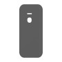 כיסוי פלסטיק קשיח ל- Nokia 8210 4G בצבע - אפור - קייס מובייל