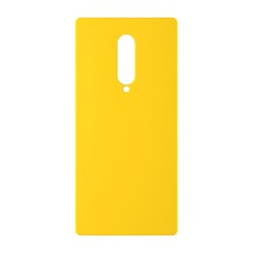 כיסוי פלסטיק קשיח ל- OnePlus 8 בצבע - צהוב - קייס מובייל