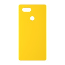 כיסוי פלסטיק קשיח ל- Oppo A12 בצבע - צהוב - קייס מובייל