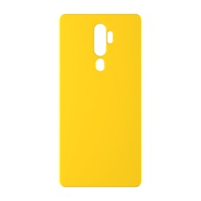 כיסוי פלסטיק קשיח ל- Oppo A9 (2020) בצבע - צהוב - קייס מובייל