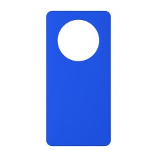 כיסוי פלסטיק קשיח ל- Realme 12+ בצבע - כחול - קייס מובייל