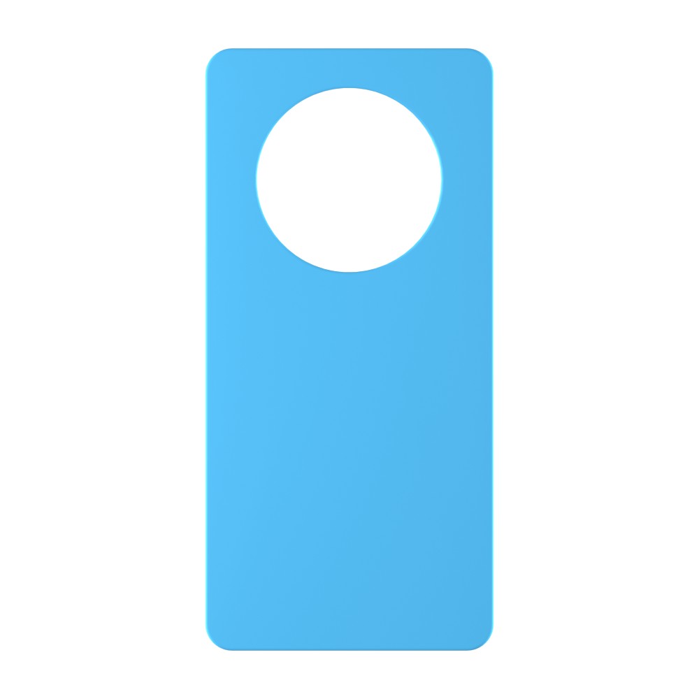 כיסוי פלסטיק קשיח ל- Realme 12+ בצבע - תכלת - קייס מובייל