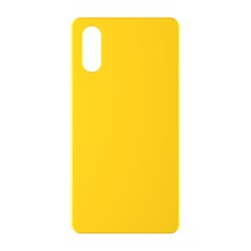 כיסוי פלסטיק קשיח ל- Samsung Galaxy A01 בצבע - צהוב - קייס מובייל
