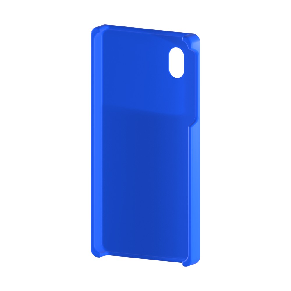כיסוי פלסטיק קשיח ל- Samsung Galaxy A01 Core בצבע - כחול - קייס מובייל
