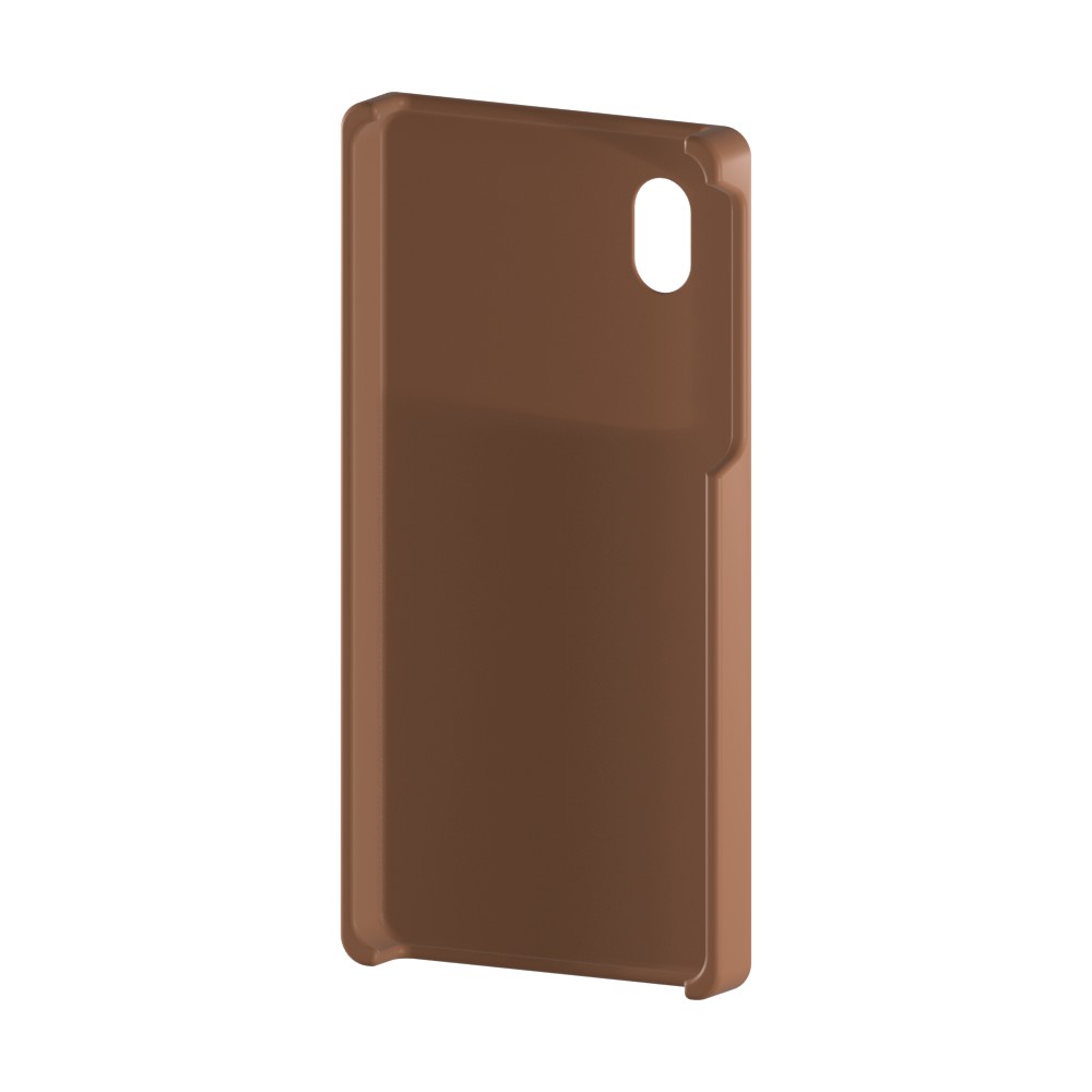 כיסוי פלסטיק קשיח ל- Samsung Galaxy A01 Core בצבע - חום - קייס מובייל
