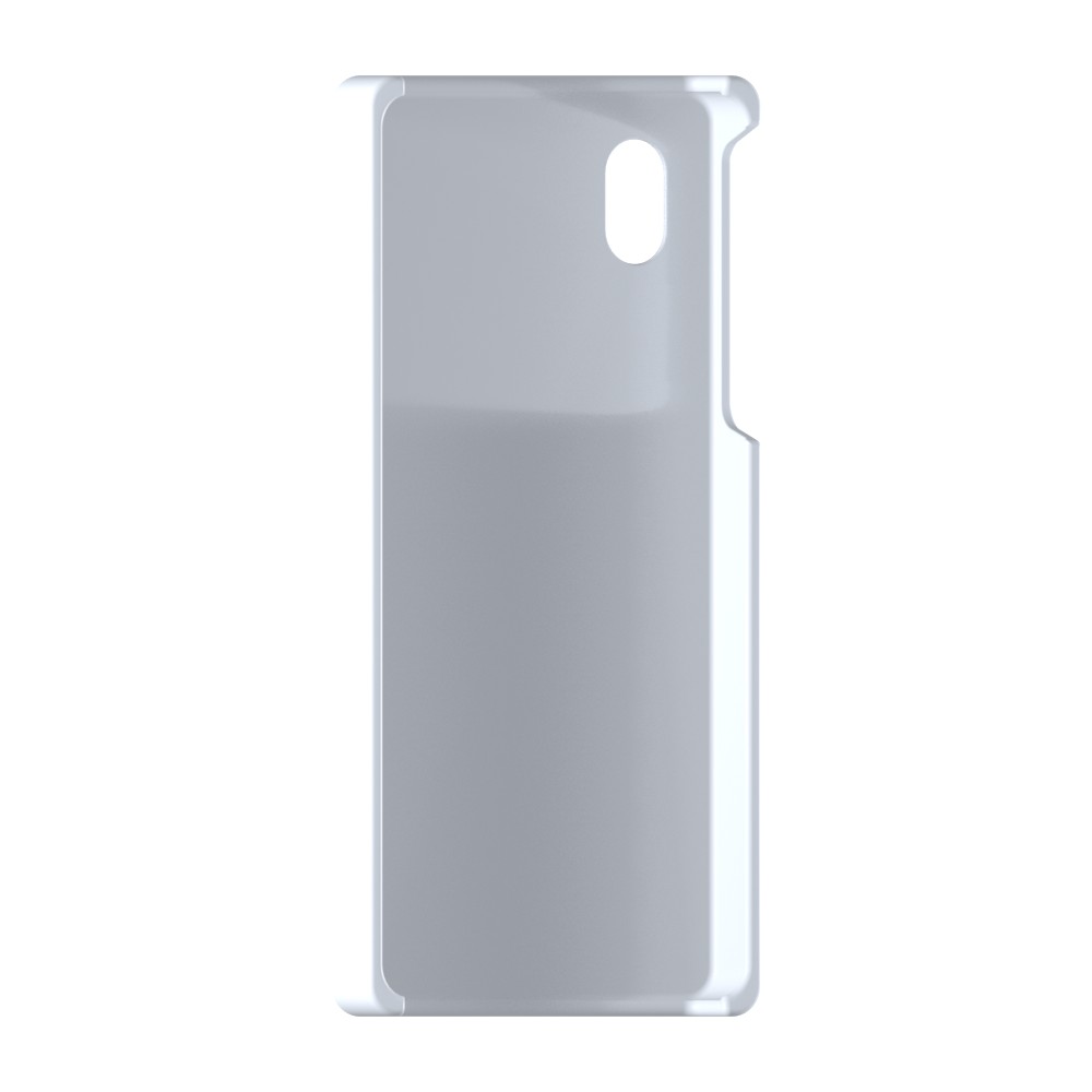 כיסוי פלסטיק קשיח ל- Samsung Galaxy A01 Core בצבע - כסף - קייס מובייל
