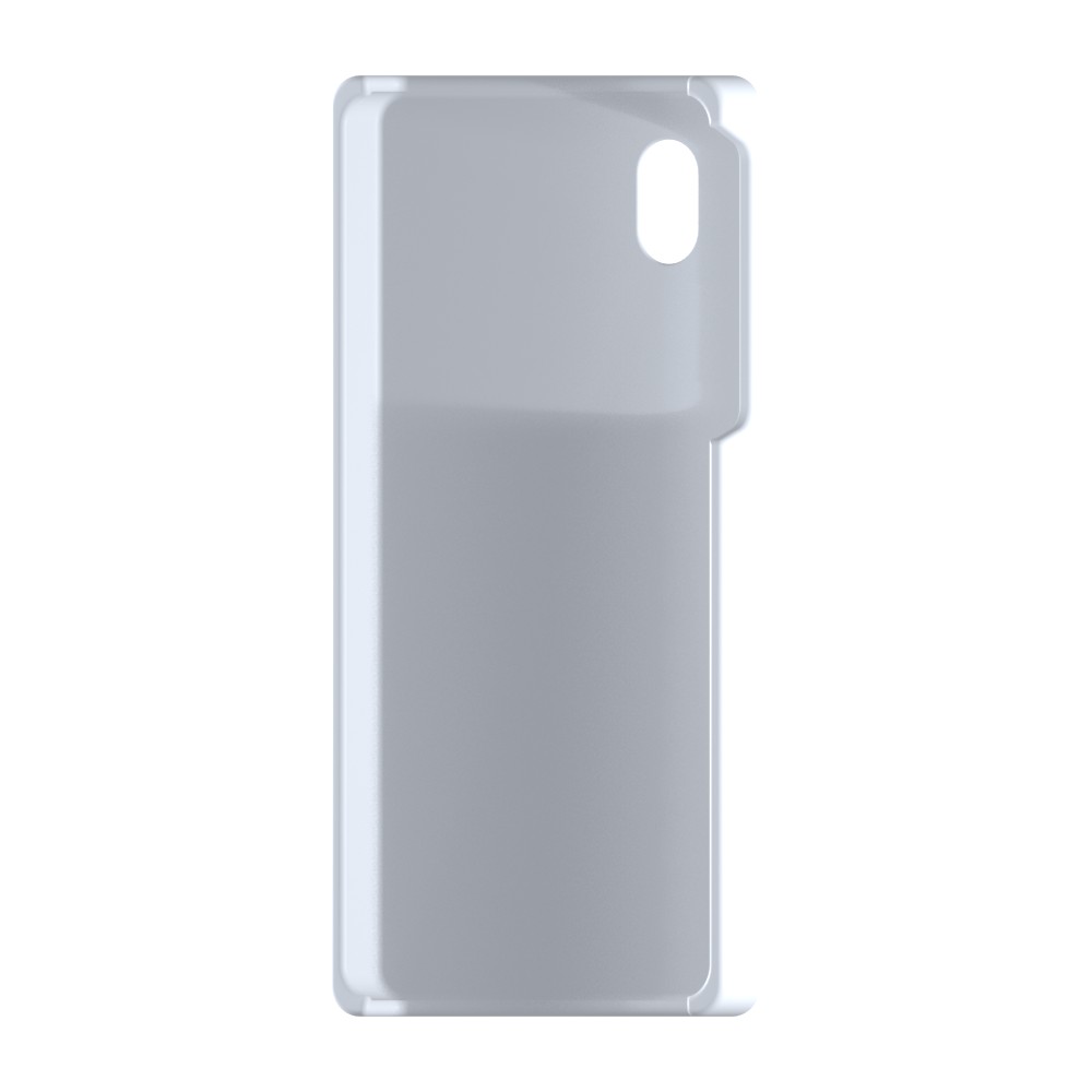 כיסוי פלסטיק קשיח ל- Samsung Galaxy A01 Core בצבע - כסף - קייס מובייל