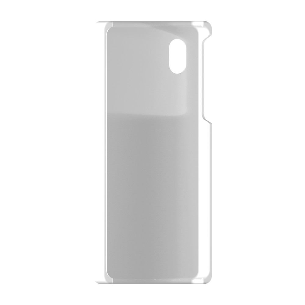 כיסוי פלסטיק קשיח ל- Samsung Galaxy A01 Core בצבע - לבן - קייס מובייל