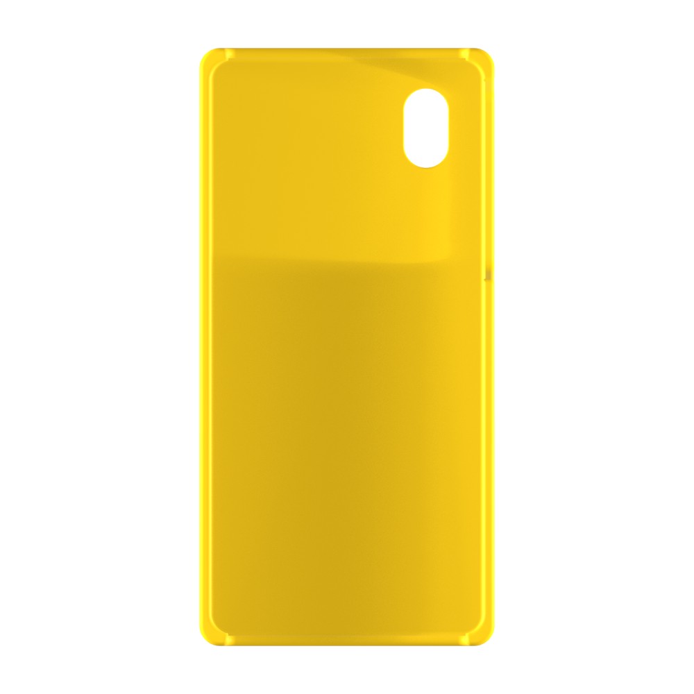 כיסוי פלסטיק קשיח ל- Samsung Galaxy A01 Core בצבע - צהוב - קייס מובייל