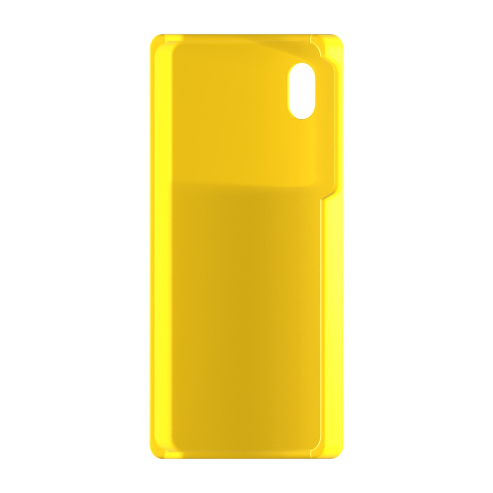 כיסוי פלסטיק קשיח ל- Samsung Galaxy A01 Core בצבע - צהוב - קייס מובייל