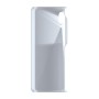 כיסוי פלסטיק קשיח ל- Samsung Galaxy A02 בצבע - כסף - קייס מובייל