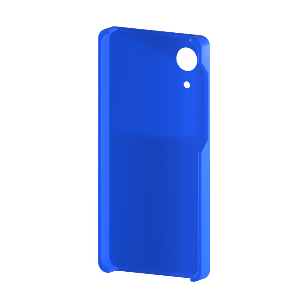 כיסוי פלסטיק קשיח ל- Samsung Galaxy A03 Core בצבע - כחול - קייס מובייל