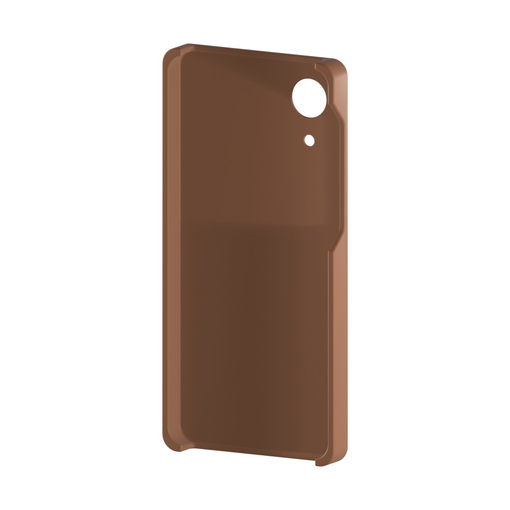 כיסוי פלסטיק קשיח ל- Samsung Galaxy A03 Core בצבע - חום - קייס מובייל