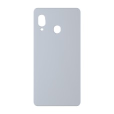 כיסוי פלסטיק קשיח ל- Samsung Galaxy A20 בצבע - כסף - קייס מובייל