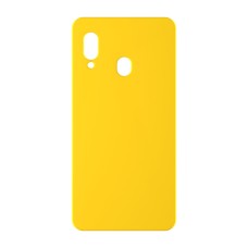 כיסוי פלסטיק קשיח ל- Samsung Galaxy A20e בצבע - צהוב - קייס מובייל