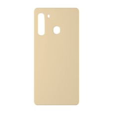 כיסוי פלסטיק קשיח ל- Samsung Galaxy A21 בצבע - בז' - קייס מובייל