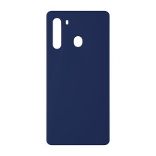 כיסוי פלסטיק קשיח ל- Samsung Galaxy A21 בצבע - כחול נייבי - קייס מובייל