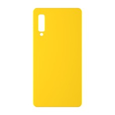 כיסוי פלסטיק קשיח ל- Samsung Galaxy A7 (2018) בצבע - צהוב - קייס מובייל