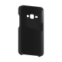 כיסוי פלסטיק קשיח ל- Samsung Galaxy J1 (2016) בצבע - שחור - קייס מובייל