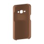 כיסוי פלסטיק קשיח ל- Samsung Galaxy J1 (2016) בצבע - חום - קייס מובייל