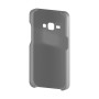 כיסוי פלסטיק קשיח ל- Samsung Galaxy J1 (2016) בצבע - אפור - קייס מובייל