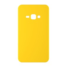 כיסוי פלסטיק קשיח ל- Samsung Galaxy J1 (2016) בצבע - צהוב - קייס מובייל
