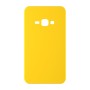 כיסוי פלסטיק קשיח ל- Samsung Galaxy J1 (2016) בצבע - צהוב - קייס מובייל