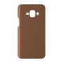 כיסוי פלסטיק קשיח ל- Samsung Galaxy J1 בצבע - חום - קייס מובייל