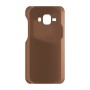 כיסוי פלסטיק קשיח ל- Samsung Galaxy J1 בצבע - חום - קייס מובייל