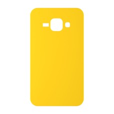 כיסוי פלסטיק קשיח ל- Samsung Galaxy J1 בצבע - צהוב - קייס מובייל